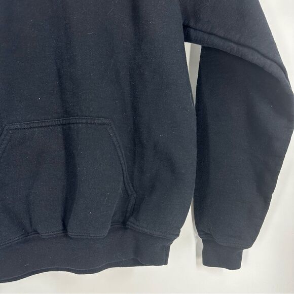 FLIM FLAM Merch Flamingo Graphic Black Hooded Sweatshirt Sz Youth XL - Picture 3 of 6